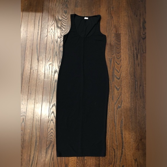 L'AGENCE Women's S Ivanna Midi Tank Bodycon Scoop Neckline Dress in Black - EUC! - Picture 3 of 13